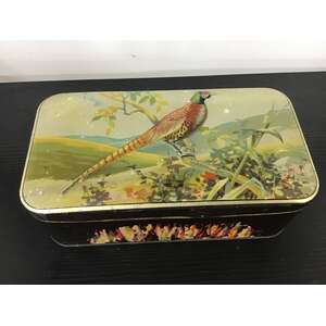 VINTAGE MacRobertson's Embossed Pheasant Tin