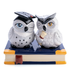 Owl Graduation Salt and Pepper Shakers