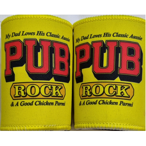Pub Rock and a Parmi - Stubby Holder