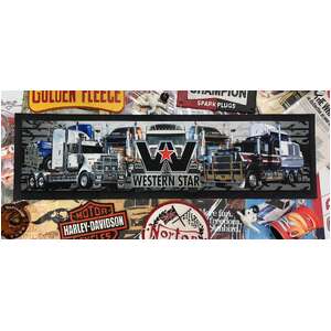 Western Star Trucks Bar Runner Mat - 90 cm Long - Trucks
