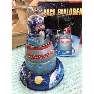 Space Explorer Tin Toy - Wind Up