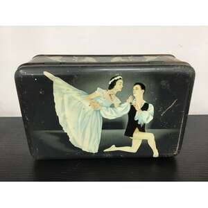 VINTAGE Hoadley's Chocolates Tin - Ballet Dancers