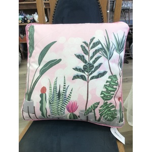 Tropical Cactus Cushion - Pink