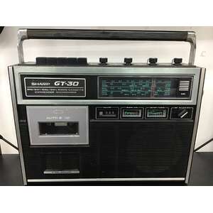 VINTAGE Sharp GT-30 Radio Cassette Player - Not Working Spare or Repair 