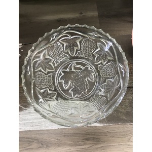 Crown Crystal Fruit Series Strawberry Bowl