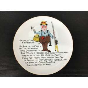RETRO Westminster Australia Fishing Display Plate - 19 cm 