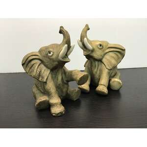VINTAGE Lefton Elephant Ornaments x 2 | 1993 | 01219