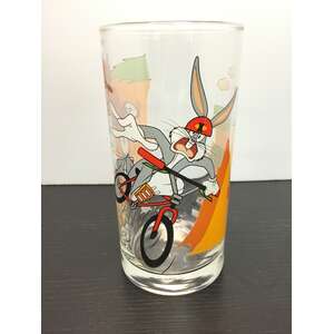 VINTAGE Bugs Bunny IXL Limited Edition Collectable Glass Extreme Sports 1 of 6