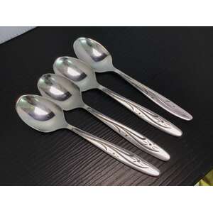 VINTAGE Rodd Stardust Silver Plate Teaspoons x 4