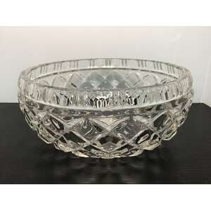 VINTAGE Pressed Glass Bowl | Large | 20 cm Diameter