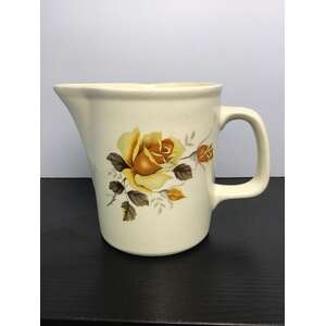 RETRO Johnson Australia Jug | Yellow Rose | 12.5 cm Tall