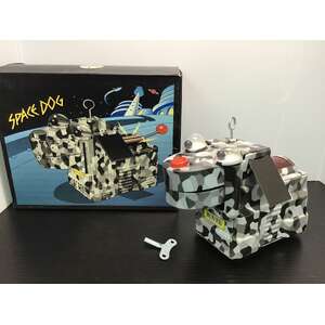 Space Dog Wind Up Tin Toy | Collectable Retro