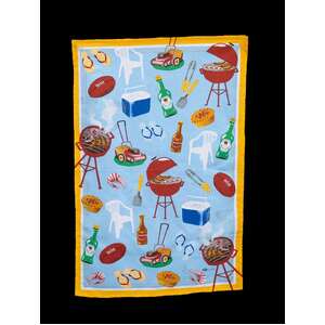 Aussie BBQ Barbeque | Cotton Kitchen Tea Towel
