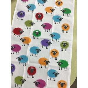 Colourful Sheep Kitchen Tea Towel | 100% Cotton | Australian Designed