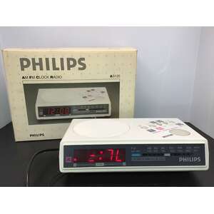RETRO Philips AS125 AM FM Clock Radio | WORKING
