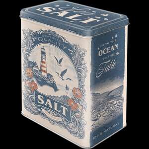 Nostalgic Art 3L Storage Tin | Sea Salt 