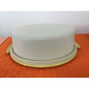 RETRO Tupperware Cake Canister | Harvest Gold | No Handle