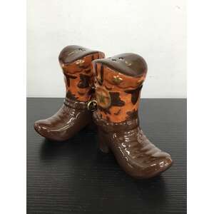 Cowboy Boot Salt & Pepper Shakers | Novelty Set