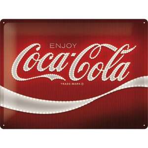 Coca-Cola | Large Tin Sign | Nostalgic Art | 30 x 40 cm