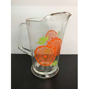 RETRO 1970's Water Jug | Orange Slice Motif