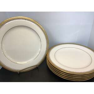 VINTAGE Noritake Edinburgh 7146 |  Lot of 6 Plates | 23 cm Diameter