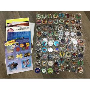 VINTAGE 1990s Pogs Milk Caps | Lot of 120 | Comic Caps Mini Monsters
