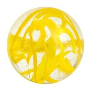 25 mm Yellow Spaghetti Marble 