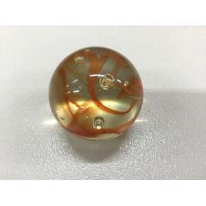 25 mm Red Spaghetti Marble