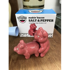 Makin' Bacon Naughty Pig Salt and Pepper Shakers