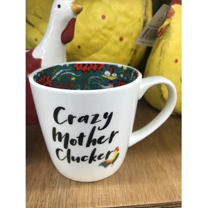 Crazy Mother Clucker - Ceramic Mug for Chicken Lovers