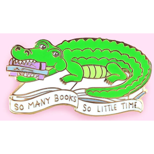 So Many Books Lapel Pin | Jubly-Umph Originals
