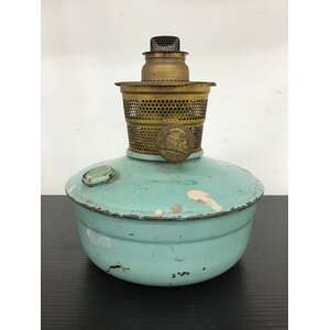 ANTIQUE Nu-Type Model B Aladdin Lamp Chicago - Brass Burner & Font 