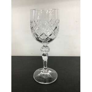 VINTAGE Bohemia Crystal Crystalex Mirell Wine Glass - Cut Crystal 