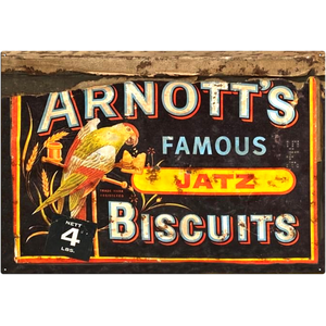 Arnott's Jatz Biscuits - A4 Tin Sign