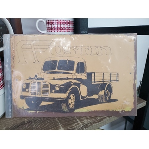 Austin Ute Truck - Retro Metal Sign A4