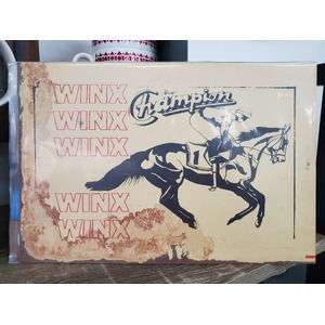 Winx Racehorse - Retro Metal Sign A4