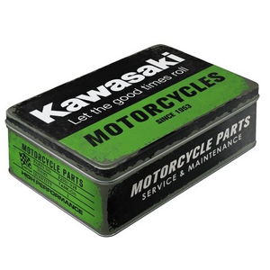 Kawasaki Motorcycle Storage Tin 