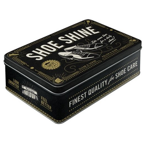 Shoe Shine Storage Tin - 2.5L Nostalgic Art 