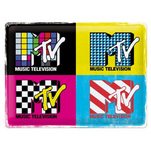 MTV Tin Sign - Nostalgic Art - 30 x 40 cm