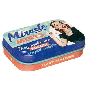 Retro Mint Tin - Miracle Mints - Sugar Free Mints