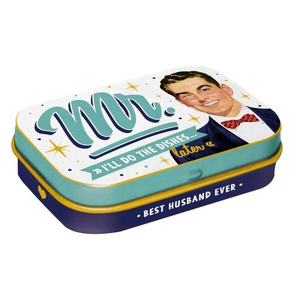 Retro Mint Tin - Mr I'll Do the Dishes - Sugar Free Mints