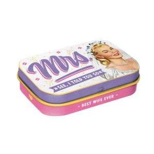 Retro Mint Tin - Mrs I Told You So - Sugar Free Mints