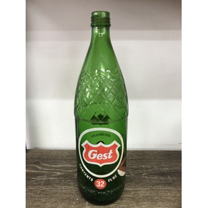 VINTAGE Gest Orange Soft Drink Bottle Perth - Pyro Label
