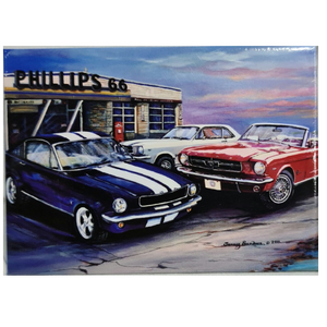 Mustangs Fridge Magnet - Jenny Sanders