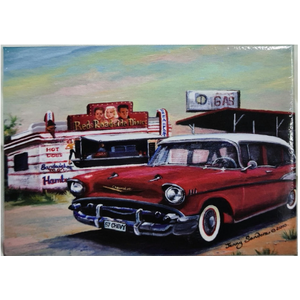 57 Chevy Fridge Magnet - Jenny Sanders