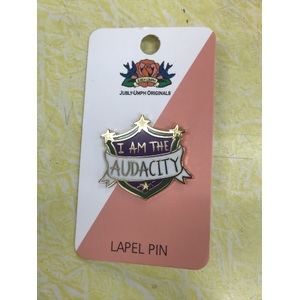 I Am the Audacity Lapel Pin | Jubly-Umph Originals
