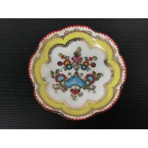 VINTAGE Arta Austria Enamel Trinket Dish - Yellow