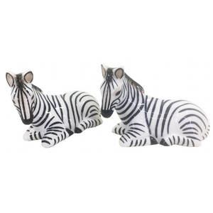 Zebra Salt and Pepper Shakers | Novelty Set