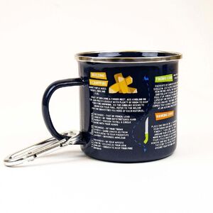 Enamel Mug w Carabiner - Survival Guide 