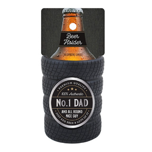 No. 1 Dad Stubby Holder - Stack of Tyres